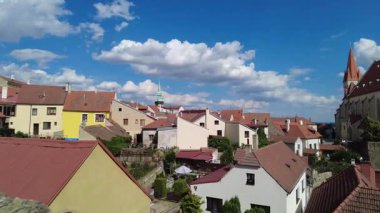 Znojmo, Czech Republic - August 10, 2025: Cityscape. Urban architecture. Street view