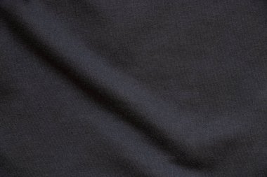 Sade siyah pamuk kumaş arka plan yakın plan, siyah elbiseler