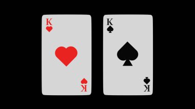 Gri arka planda iki iskambil kupasının 3 boyutlu modeli, kumar.