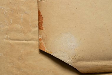 Arkaplan olarak sarı eski kağıt, kağıt arkaplan