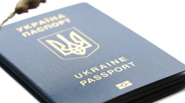 Ukrayna pasaportunda bir buğday kulağı var. Toprak, vatan ve kimliğin sembolü.