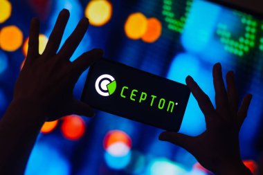 26 Ekim 2022, Brezilya. Bu resimde Cepton logosu akıllı telefon ekranında gösteriliyor.