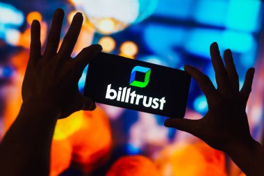 28 Ekim 2022, Brezilya. Bu resimde, Billtrust logosu akıllı telefon ekranında görüntülenir