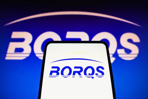 Novembre 2022 Brésil Dans Cette Illustration Photo Logo Borqs Technologies — Photo