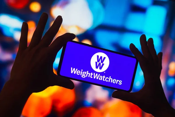 November 2022 Brazil Photo Illustration Weight Watchers International Logo Displayed — Stock Photo, Image