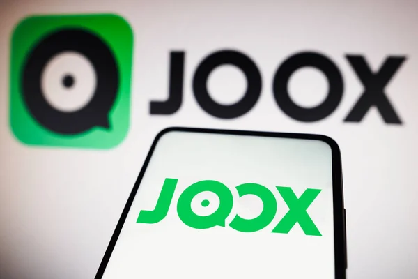 Listopada 2022 Brazylia Tym Zdjęciu Logo Joox Jest Wyświetlany Ekranie — Zdjęcie stockowe