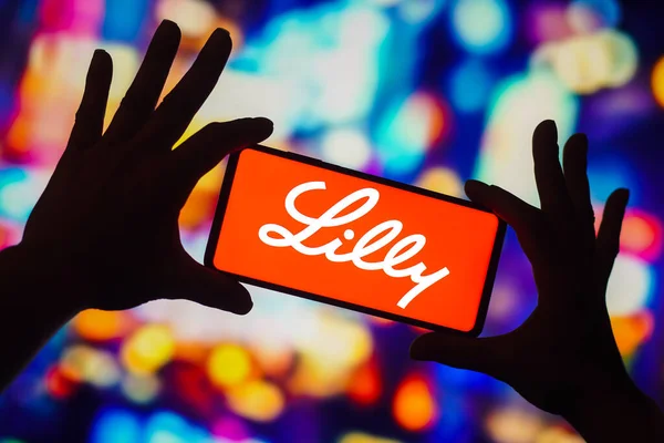 Noviembre 2022 Brasil Esta Ilustración Fotográfica Logotipo Eli Lilly Company —  Fotos de Stock