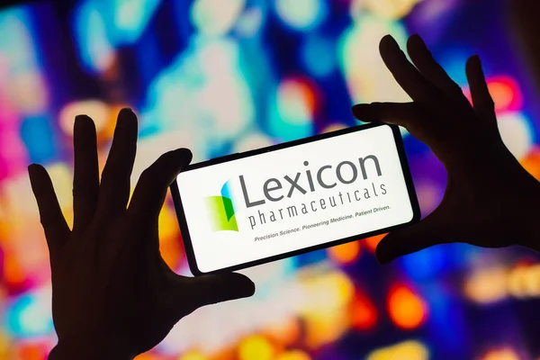 November 2022 Brazilië Deze Foto Illustratie Wordt Het Lexicon Pharmaceuticals — Stockfoto