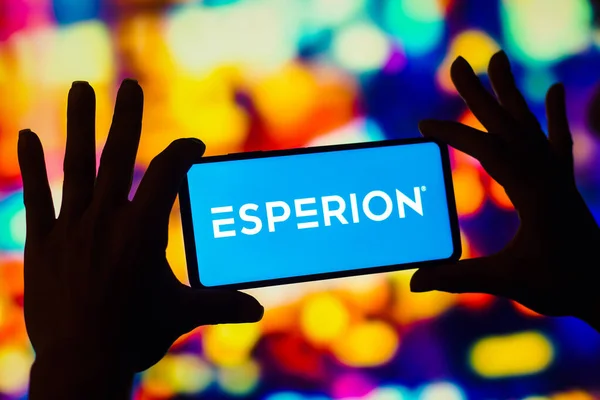 2022年12月12日 ブラジル この写真では スマートフォンのモバイル画面にエスペロン療法のロゴが表示されています — ストック写真