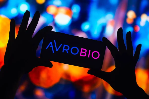 Januar 2023 Brasilien Dieser Foto Illustration Ist Das Avrobio Logo — Stockfoto