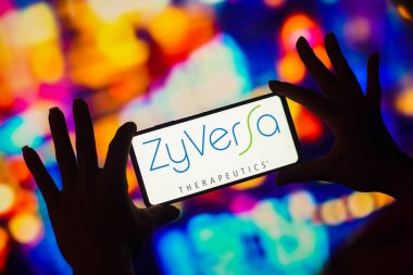 January 16, 2023, Brazil. In this photo illustration, the ZyVersa Therapeutics, Inc. logo is displayed on a smartphone screen