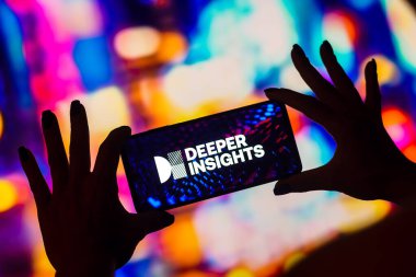 January 30, 2023, Brazil. In this photo illustration, the Deeper Insights logo is displayed on a smartphone screen