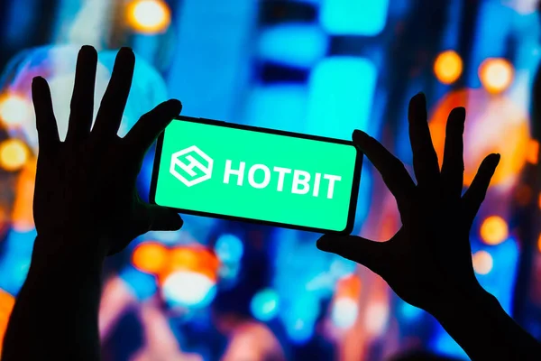 März 2023 Brasilien Auf Dieser Foto Illustration Ist Das Hotbit — Stockfoto
