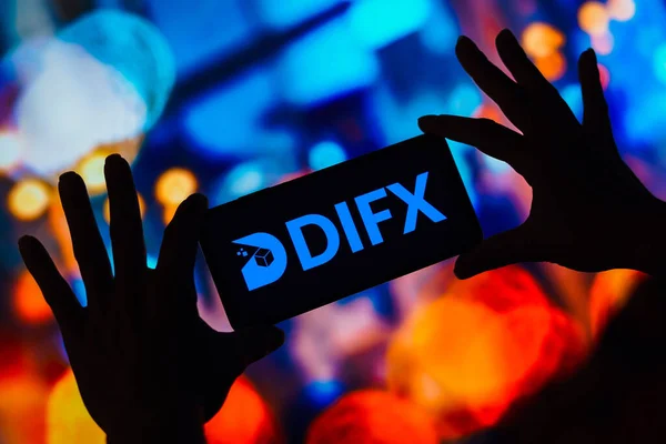 Березня 2023 Року Бразилія Цій Фотографії Логотип Difx Digital Financial — стокове фото