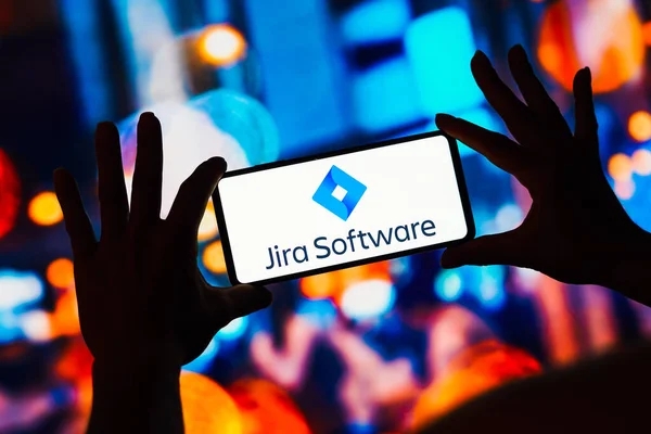 Maart 2023 Brazilië Deze Foto Illustratie Jira Software Logo Zien — Stockfoto