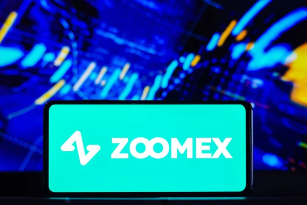 Marts 2023 Brasilien Dette Billede Illustration Zoomex Logo Set Vises - Stock-foto