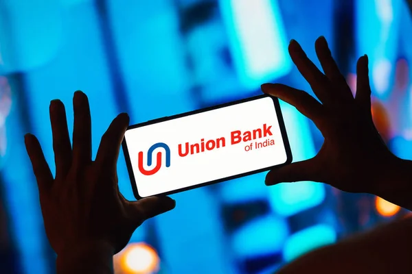 Marca 2023 Brazylia Tym Zdjęciu Logo Union Bank India Ubi — Zdjęcie stockowe