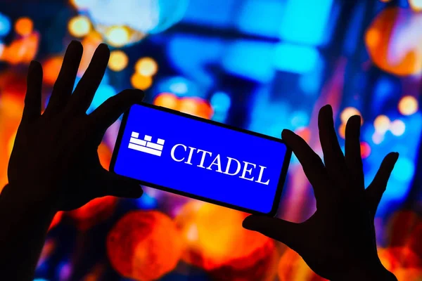 May 2023 Brazil Photo Illustration Citadel Logo Displayed Smartphone Screen — Stock Photo, Image