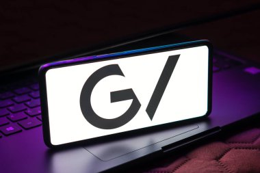 9 Mayıs 2023, Brezilya. Bu resimde, Google Ventures (GV) logosu bir akıllı telefon ekranında görüntülenir