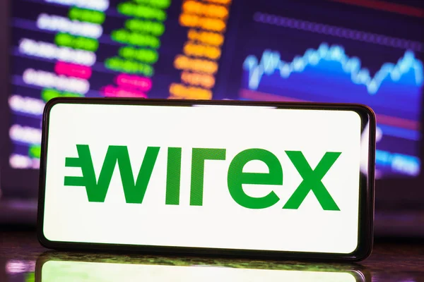 Травня 2023 Року Бразилія Цій Ілюстрації Логотип Wirex Відображається Екрані — стокове фото