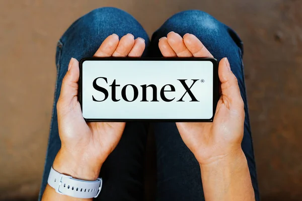 Червня 2023 Року Бразилія Цій Фотографії Логотип Stonex Group Inc — стокове фото