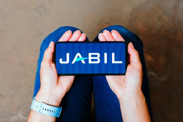 Juni 2023 Brasilien Dieser Foto Illustration Wird Das Jabil Logo — Stockfoto