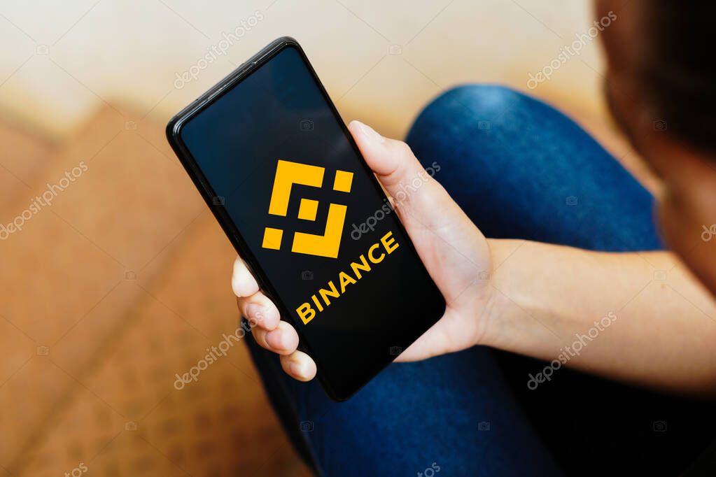June 20, 2023, Brazil. In this photo illustration, the Binance logo is displayed on a smartphone screen