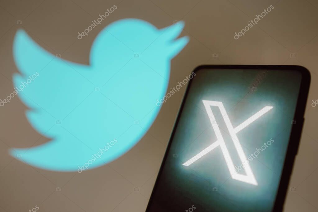 July 23, 2023, Brazil. In this photo illustration, the letter X logo seen displayed on a smartphone. Elon Musk announced that there will be a rebranding of Twitter soon, and speculation points to the implementation of X.