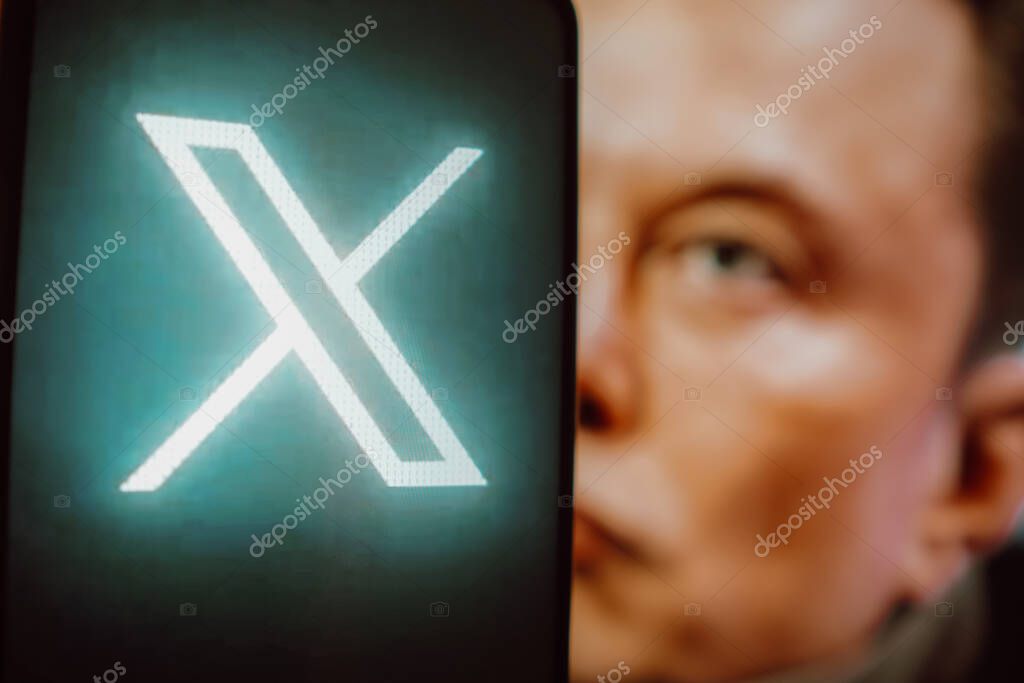 July 23, 2023, Brazil. In this photo illustration, the letter X logo seen displayed on a smartphone. Elon Musk announced that there will be a rebranding of Twitter soon, and speculation points to the implementation of X.