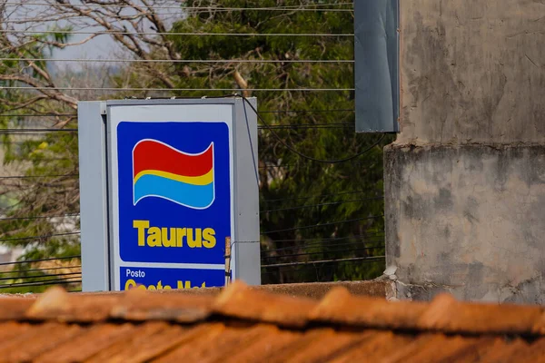 August 2023 Brazil Photo Illustration Logo Company Taurus Petrleo Displayed — Stock Photo, Image
