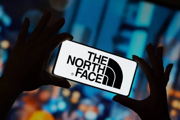 September 2023 Brasilien Den Här Fotoillustrationen Visas North Face Logotypen — Stockfoto
