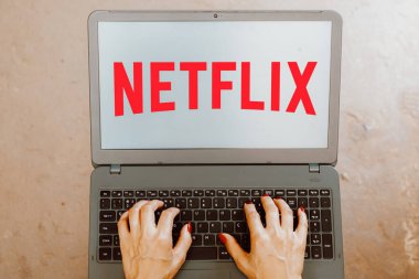 26 Eylül 2023, Brezilya. Bu resimde Netflix logosu bir dizüstü bilgisayar ekranında gösterilir.