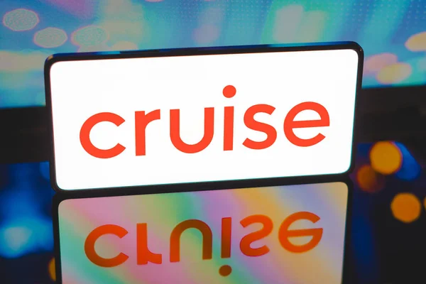 Noviembre 2023 Brasil Esta Ilustración Fotográfica Logotipo Cruise Muestra Pantalla —  Fotos de Stock