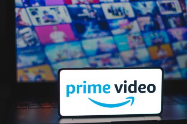 5 Aralık 2023, Brezilya. Bu resimde, Amazon Prime Video logosu akıllı telefon ekranında görüntülenir