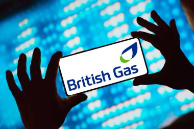27 Şubat 2024, Brezilya. Bu resimde, İngiliz Gaz logosu akıllı telefon ekranında gösteriliyor.