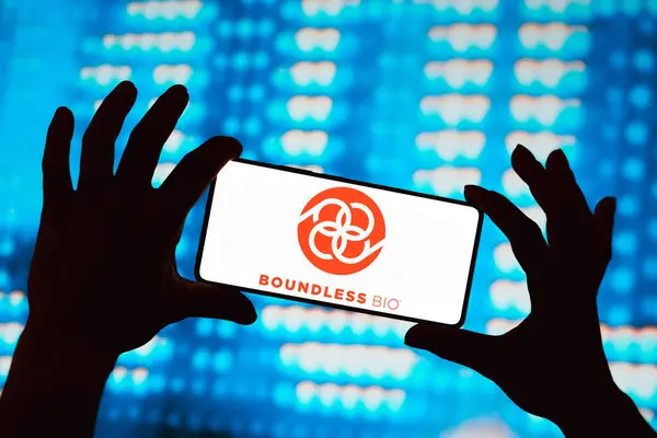 Aprile 2024 Brasile Questa Illustrazione Fotografica Logo Boundless Bio Inc Immagini Stock Royalty Free