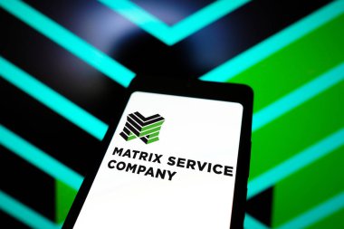 10 Mayıs 2024, Brezilya. Bu resimde, Matrix Servis Şirketi logosu akıllı telefon ekranında görüntülenir