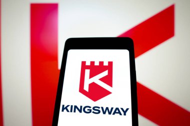 10 Mayıs 2024, Brezilya. Bu resimde Kingsway Finansal Hizmetler logosu akıllı telefon ekranında gösteriliyor.