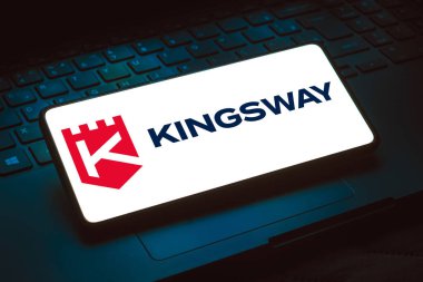 10 Mayıs 2024, Brezilya. Bu resimde Kingsway Finansal Hizmetler logosu akıllı telefon ekranında gösteriliyor.