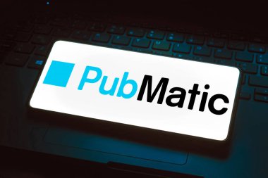3 Haziran 2024, Brezilya. Bu resimde, PubMatic, Inc. logosu akıllı telefon ekranında görüntülenir