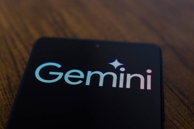 15 Temmuz 2024, Paraguay. Bu resimde, Gemini logosu akıllı telefon ekranında gösteriliyor.