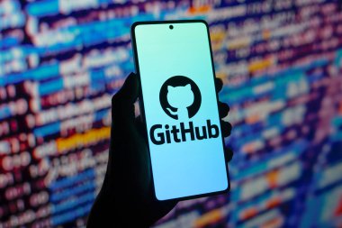 4 Ağustos 2024, Paraguay. Bu resimde GitHub logosu akıllı telefon ekranında gösteriliyor.