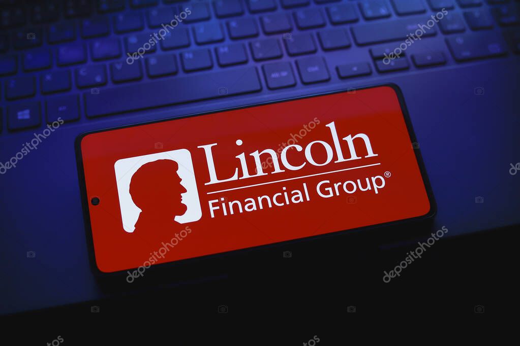 August 4, 2024, Paraguay. In this photo illustration, the Lincoln Financial Group logo is displayed on a smartphone screen