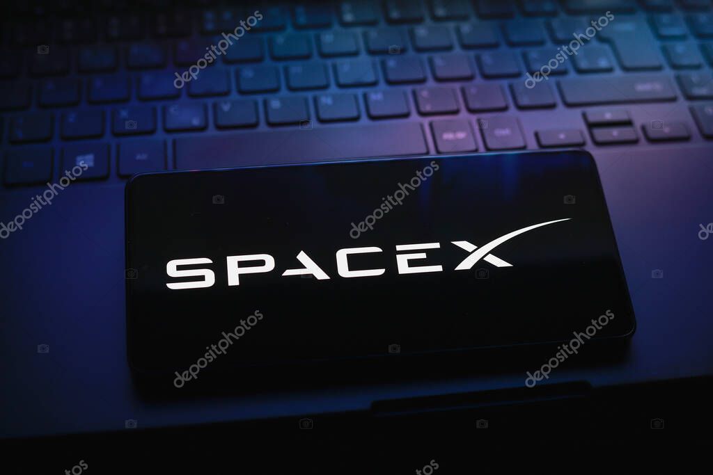 August 5, 2024, Paraguay. In this photo illustration, the Space Exploration Technologies Corp. (SpaceX) logo is displayed on a smartphone screen