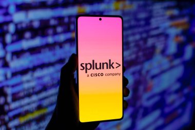 13 Ağustos 2024, Paraguay. Bu resimde, Splunk Inc. logosu akıllı telefon ekranında görüntülenir