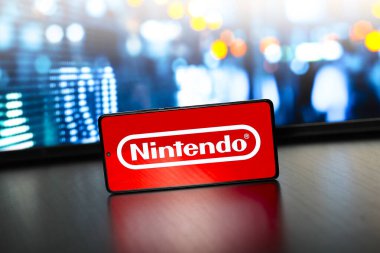 22 Ağustos 2024, Paraguay. Bu resimde, Nintendo logosu akıllı telefon ekranında görüntülenir
