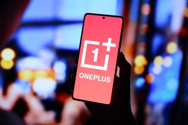 1 Eylül 2024, Paraguay. Bu resimde, OnePlus logosu akıllı telefon ekranında görüntülenir