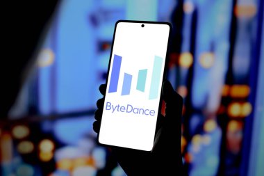 3 Eylül 2024, Paraguay. Bu resimde, ByteDance logosu akıllı telefon ekranında görüntülenir