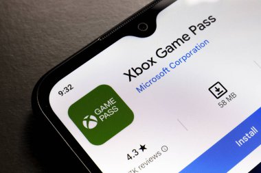 25 Ekim 2024, Brezilya. Bu resimde, Xbox Game Pass uygulama logosu bir akıllı telefon ekranında görüntülenir