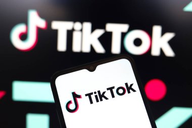 Sosyal ağın logosu bir akıllı telefon ekranında ve arka planda 18 Kasım 2024 'te Reno, ABD' deki bilgisayarda gösterilir.